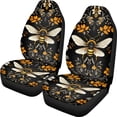 thumbnail image 1 of FUIALDOLG Polyester Fabric Front Seat Covers, Elastic Stretch 2 Pack Front Seat Protector for Women and Men, Universal for Van and Vehicle, 1 of 6