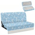 thumbnail image 1 of FUIALDOLG RV Couch Covers Stretchy Washable, Compatible with Camper Motorhome RV Jackknife Sofa Cover(Underwater Marine Life Line Art Pattern), 1 of 7