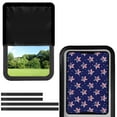 thumbnail image 1 of FUIALDOLG RV Door Window Shade Cover American Stars Blackout RV Door Window Shades Camper Sunshade Privacy Protection Travel Trailer Motorhome Sun Shade Accessories, 26 x 17.3 inches, 1 of 7