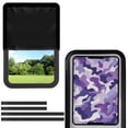 thumbnail image 1 of FUIALDOLG RV Entry Door Window Shade Sunshade Hook and Loop Fastener Camper Privacy Entrance Sun Blackout Fabric 17.3" x 26" (Purple Camo), 1 of 7