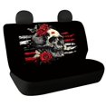 thumbnail image 1 of FUIALDOLG Rear Bench Seat Covers with Skull Rose Pattern, 2 Pack, Comfortable Stretch Waterproof Dirt Proof Covers for SUV Car Interior, 1 of 7