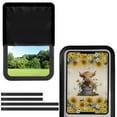 thumbnail image 1 of FUIALDOLG Reflective RV Door Window Shade, 17.3” x 26” Car Door Window Cover Fashion Sunshield Blocking Light, Heat and UV Rays for RV Trailer Camper Windows (Cute Highland Cow Sunflower), 1 of 7