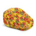 thumbnail image 1 of FUIALDOLG Retro Retro Flat Caps, Maple Leaves Design Polyester Adjustable Soft Newsboy Hat for Driving Coffee Shop Outdoor, 1 of 4