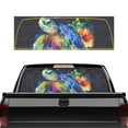 thumbnail image 1 of FUIALDOLG Sea Turtle Hibiscus Truck Rear Window Decal 66.9 x 22.4 Inches, One Way See through Perforated Vinyl, Fade Resistant for Most Pickup Trucks, 1 of 8