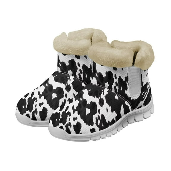 CHAQLIN Snow Boots for Women Cute Waterproof Booties with Warm Fur Lined Mini Ankle Boots for Winter Outdoor