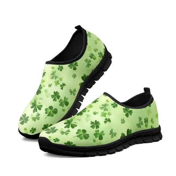 FUIALDOLG St. Patrick's Day Womens Casual Dress Shoes Hands Free Slip On Fashion Sneakers Lightweight Breathable Sneakers for Walking