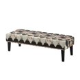 thumbnail image 1 of FUIALDOLG Stretch Dining Bench Cover Tribal Ethnic Pattern Anti-Dust Removable Bench Covers Slipcover Washable Seat Cushion Protector for Bedroom, Kitchen, Hotel, Banquet, 1 of 7