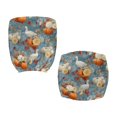 thumbnail image 1 of FUIALDOLG Thanksgiving Office Chair Cover with Pumpkin Goose Decoration , Set of 2 Anti Dust Decorative Covers for Computer Boss Armchair, 1 of 8