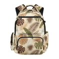 thumbnail image 1 of FUIALDOLG Tropical Leaf Print School Bag with Lightweight, Padded Shoulder Straps Durable 17 Inch School Backpack for Elementary School Daily Use, 1 of 9