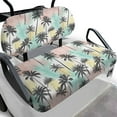 thumbnail image 1 of FUIALDOLG Tropical Palm Trees Print Golf Cart Seat Covers and Backrest Cover, Universal Club Car Seat Covers for Ezgo Seats Golf Carts, Breathable Bench Cushion Cover, 1 of 8
