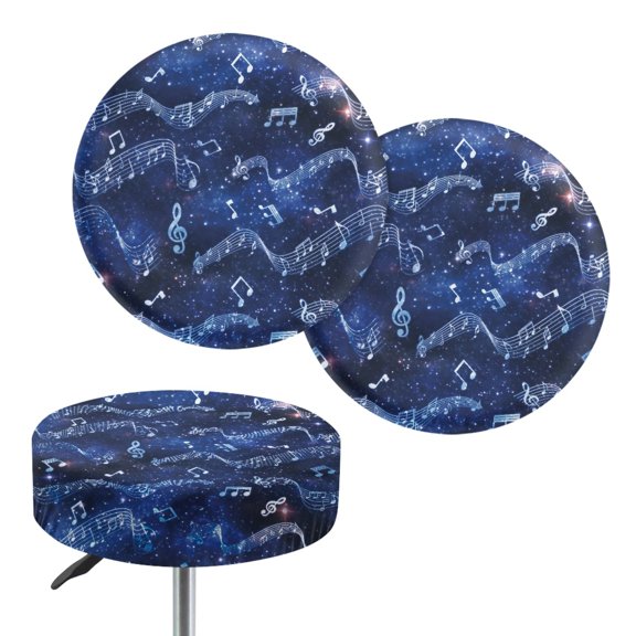 FUIALDOLG Waterproof Round Seat Cushion Cover for Bar Bathroom, Polyester Easy to Clean Bar Stool Cover with Washable