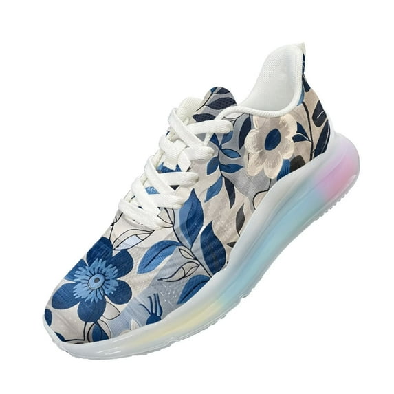 FUIALDOLG Women Running Shoes Lightweight Tennis Shoes Non Slip Gym Workout Shoes Breathable Mesh Walking Sneakers