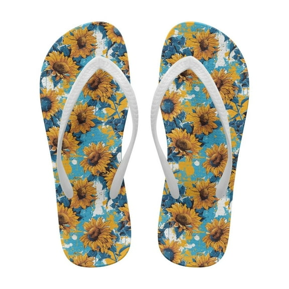 FUIALDOLG Women Waterproof Flip Flops Shower No-Slip Sandals for Pool and Beach Slippers with Arch Support for Women