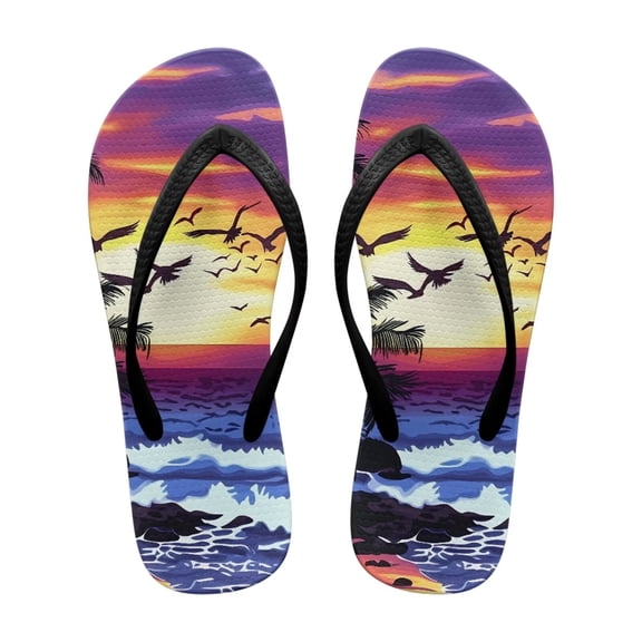 FUIALDOLG Women's Beach Flip Flop Super Lightweight and Soft Sandals Cute Sandals for Women