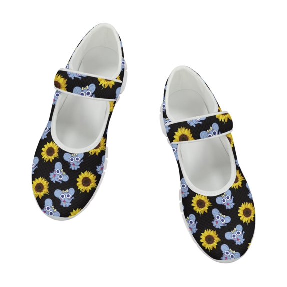 FUIALDOLG Women's Comfort Casual Classic Mary Jane Flats Fashion Shoes Comfortable Lightweight Non Slip Single Shoes, Casual Buckle Walking Shoes