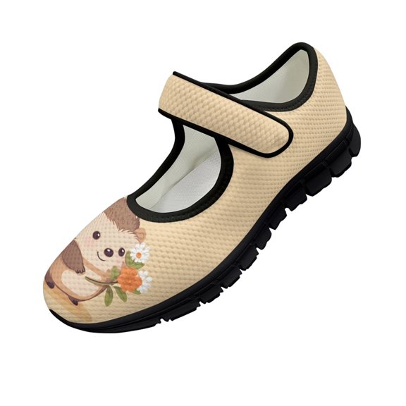 FUIALDOLG Women's Comfortable Working Nurse Shoes Non-Slip Adjustable Breathable Walking Buffer Fitness Casual Nursing Orthotic Lightweight Shoes