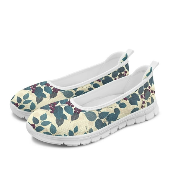 FUIALDOLG Women's Dress Flats Ballet Low Wedge Round Toe Comfortable Dress Shoes for Women