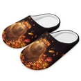 thumbnail image 1 of FUIALDOLG Women's Fall Leaves Capybara Print Closed Toe Slippers for Women Soft Indoor Slippers Memory Foam Bedroom Shoes, Size 9-10, 1 of 7