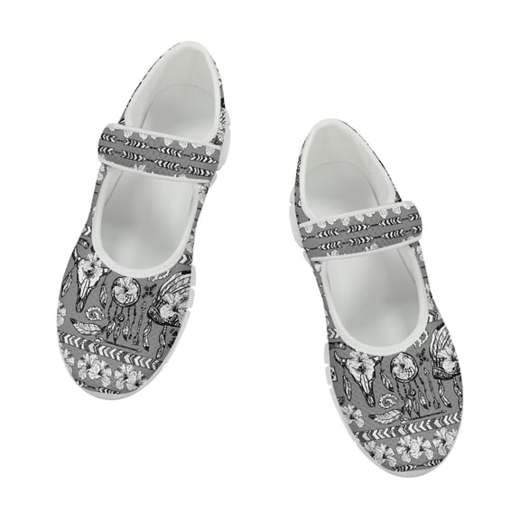 FUIALDOLG Women's Fashionable Flat Shoes, Comfortable Lightweight Non Slip Single Shoes, Casual Buckle Walking Shoes