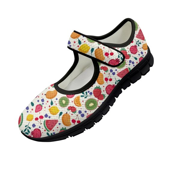 FUIALDOLG Women's Fashionable Flat Shoes, Comfortable Lightweight Non Slip Single Shoes, Casual Buckle Walking Shoes