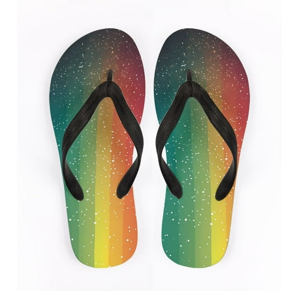 FUIALDOLG Women's Flip Flop, Super Lightweight and Soft Footbed, Thin Strap Beach Sandal