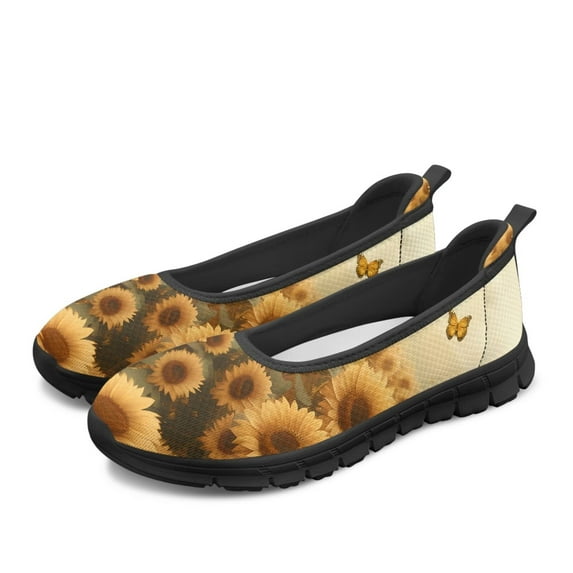 FUIALDOLG Women's Loafers Shoes Cute Dressy Shoes Ladies Comfort Flats Slip Ons Work Shoes