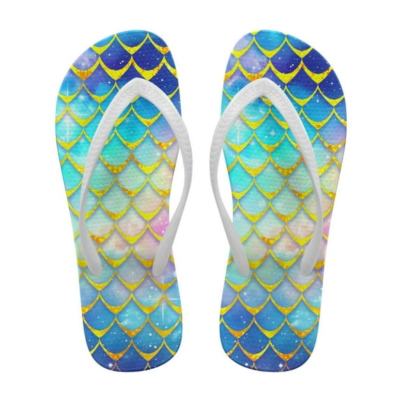 FUIALDOLG Women's Non-Slip Casual Arch Support Flip Flops Comfortable Summer Beach Thong Sandals