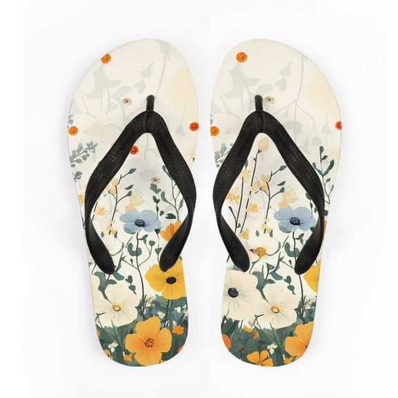 FUIALDOLG Women's Orthotic Flip Flops,Casual Comfortable Yoga Mat Thong Sandal with Arch Support