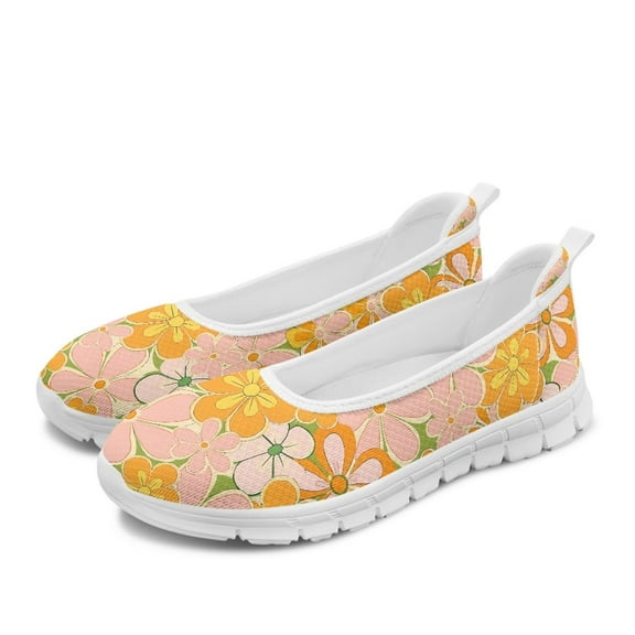 FUIALDOLG Women's Slip on Casual Sneakers Comfortable Tennis Shoes Work Nurse Flat Shoes Lightweight Walking Shoe