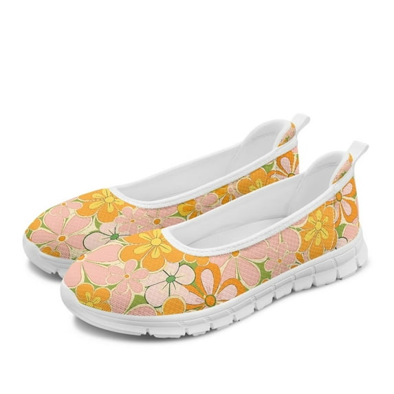 FUIALDOLG Women's Slip on Casual Sneakers Comfortable Tennis Shoes Work Nurse Flat Shoes Lightweight Walking Shoe
