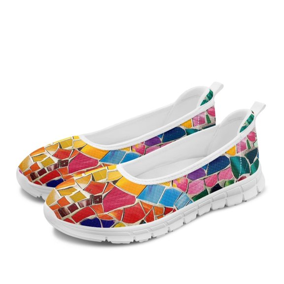 FUIALDOLG Women's Slip on Sneakers Non Slip Loafers Low Top Casual Tennis Shoes Workout Shoes for Women