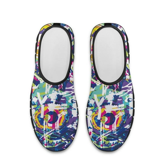 FUIALDOLG Women's Stylish Slip On Sneakers Loafers Trendy Flats Low Top Casual Tennis Shoes with Arch Support