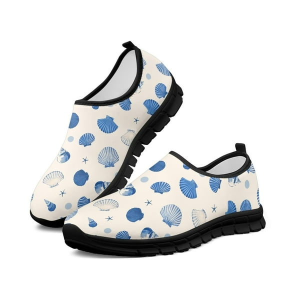 FUIALDOLG Womens Clipper Sneaker Causal Comfy Walking Shoes Slip on Sneakers Breathable Padded Insole Slip on Sneakers Low Slip on Shoes