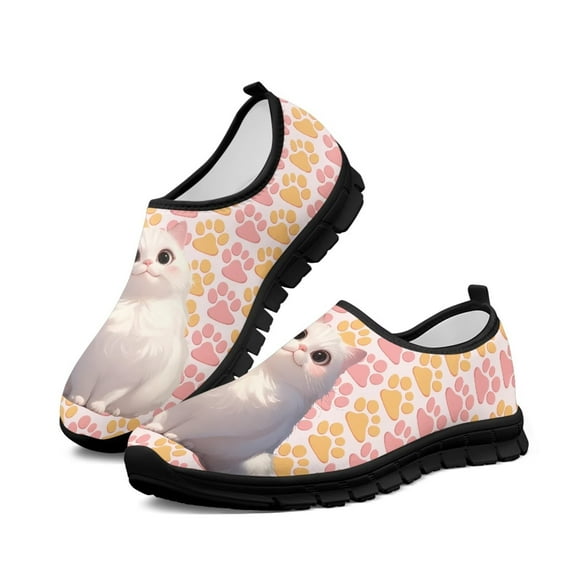 FUIALDOLG Womens Clipper Sneaker Causal Comfy Walking Shoes Slip on Sneakers Breathable Padded Insole Slip on Sneakers Low Slip on Shoes