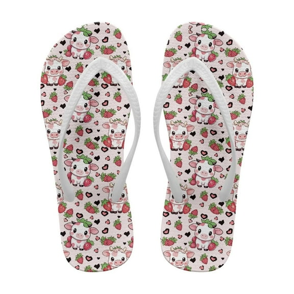 FUIALDOLG Womens Fashion Flip Flops Ladies Slip On Lightweight Athletic Yoga Mat Cushion Thong Sandals