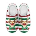 thumbnail image 1 of FUIALDOLG Womens Grinch Slippers Fuzzy Cozy Slippers Indoor Fluffy Outdoor for Women with Anti-Skid Sole, 1 of 7