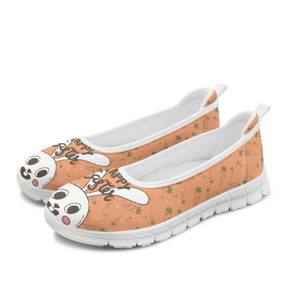 FUIALDOLG Womens Ladies Walking Shoes Slip On Lightweight Casual Tennis Sneakers Hands Free Slip-ins Clothes Shoes