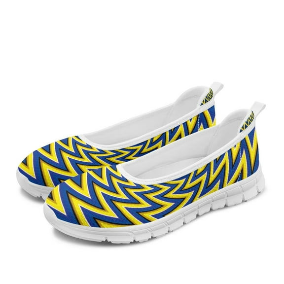 FUIALDOLG Womens Ladies Walking Shoes Slip On Lightweight Casual Tennis Sneakers Hands Free Slip-ins Clothes Shoes