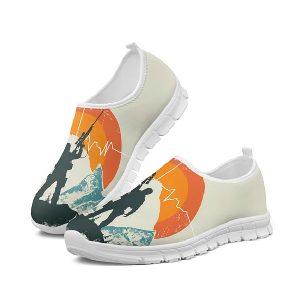 FUIALDOLG Womens Non Slip Work Shoes Slip On Water Resistant Walking Sneakers with Good Arch Support Comfort Fall Loafers Soft Business Casual Sneakers