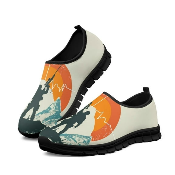 FUIALDOLG Womens Non Slip Work Shoes Slip On Water Resistant Walking Sneakers with Good Arch Support Comfort Fall Loafers Soft Business Casual Sneakers