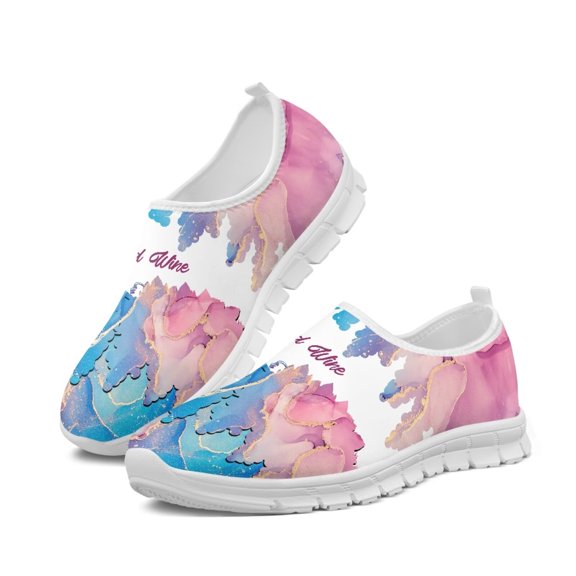 FUIALDOLG Womens Orthopedic Slip On Loafers Walking Shoes with Arch Support Lightweight Water Resistant Nurse Shoes Slip Resistant Healthcare Work Shoes