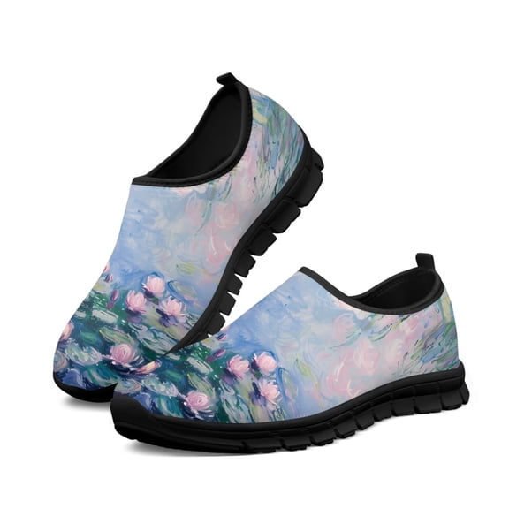 FUIALDOLG Womens Orthopedic Slip On Loafers Walking Shoes with Arch Support Leisure Vintage Flat Walking Shoes for Foot and Heel Pain Relief