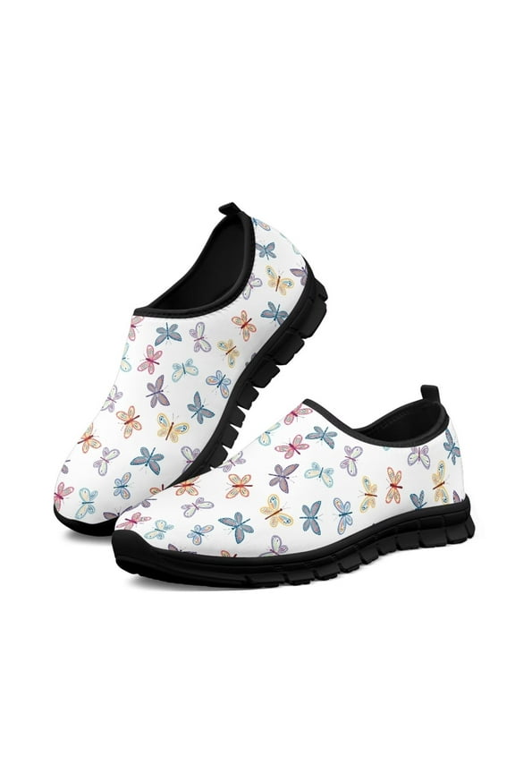 Womens Premium Orthopedic Casual Sneaker Slip On Soft Walking Shoes Lightweight Comfortable Loafers Casual Deck Shoes Breathable Outdoor Driving Shoes