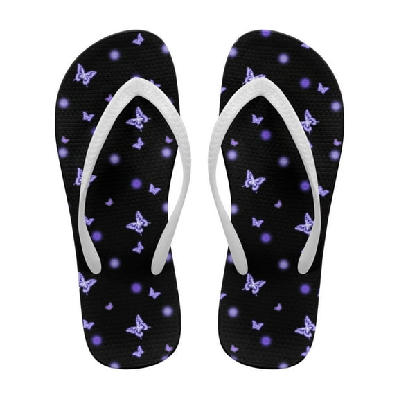 FUIALDOLG Womens Slim Flip Flops Beach Rubber Shower Shoes Basic Thong Beach Sandals for Woman