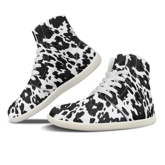 FUIALDOLG Womens Sneakers High Top Walking Shoes Cozy Ankle Bootie with Laces