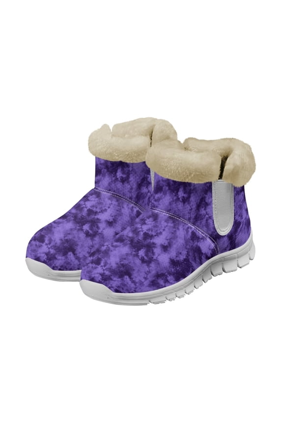Womens Snow Booties Winter Warm Ankle Boots Waterproof Outdoor Fur Lined Shoes for Women Platform Boots
