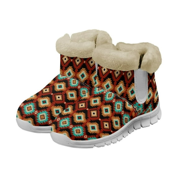 FUIALDOLG Womens Snow Boots Warm Fur Lined Ankle Booties Hiking Trekking Trail Climbing Shoes Anti-Slip Waterproof Working Outdoor Backpacking Boots