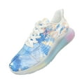 thumbnail image 1 of FUIALDOLG Womens Tennis Shoes Kids Lightweight Breathable Sneakers Lace-up Running Athletic Shoes, 1 of 7