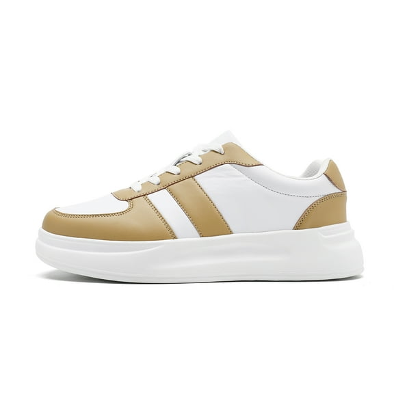 FUJEAK Women's Fashion Sneakers Lace-Up Casual Shoes Low Top Sport Walking Shoes