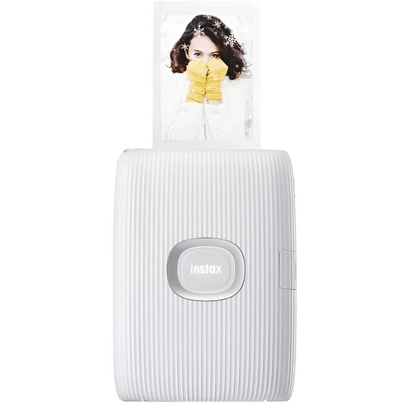 FUJIFILM 16767155 instax mini Link 2 Smartphone Printer (Ash White)